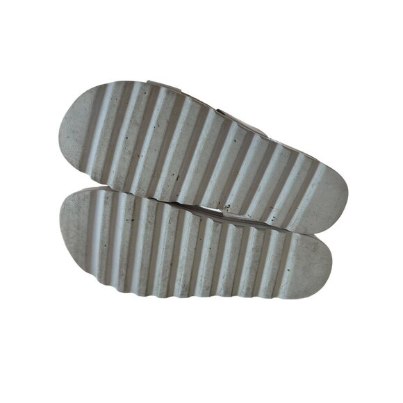 Reef Womens Cushion Vista High Cloud Size 9 Leather Slip On Beach Sandal Cork - Picture 8 of 10